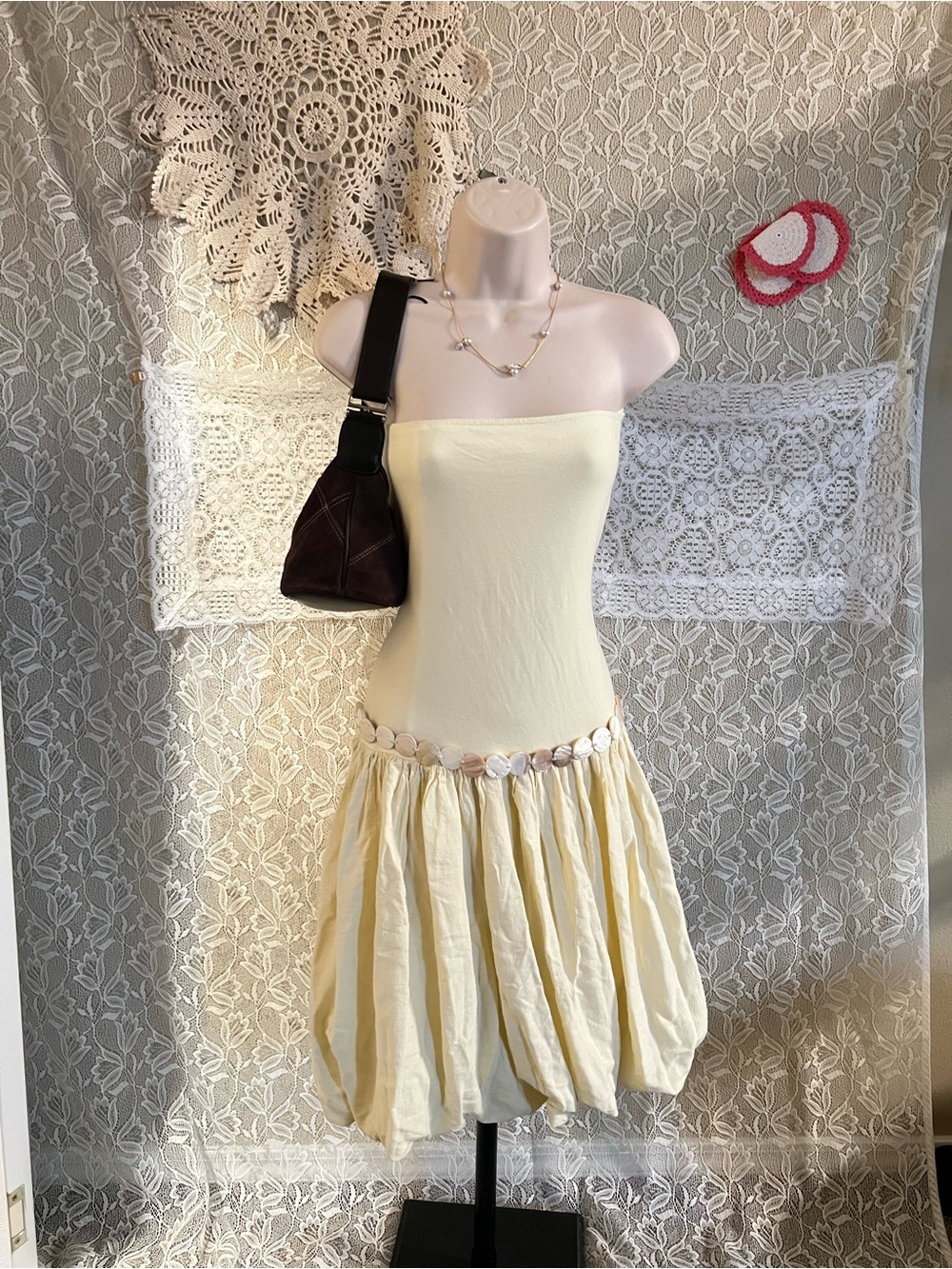 NWT Free people drop waist dress